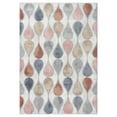 thumbnail image 1 of Home Dynamix Helen Rein Contemporary Teardrop Area Rug, Ivory/Grey, 5'2"x7'2", 1 of 9