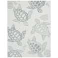 thumbnail image 1 of Home Dynamix Marine Sea Turtle Coastal Animal Indoor/Outdoor Area Rug, Ivory/Grey, 5'2"x7'2", 1 of 11