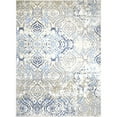 thumbnail image 1 of Home Dynamix Melrose Audrey Moroccan Ogee Damask Area Rug, Ivory/Blue, 9'2"x12'5", 1 of 6