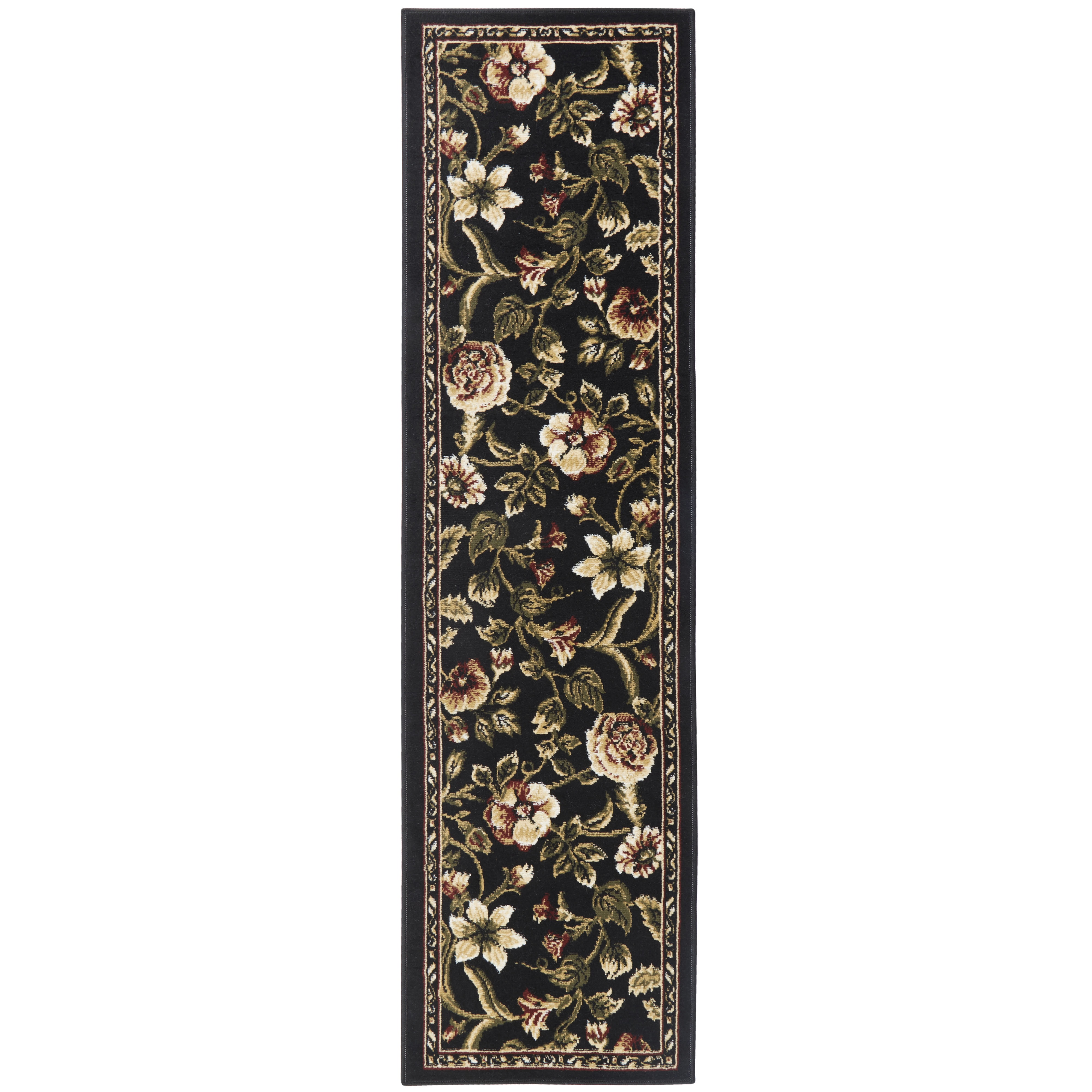 Home Dynamix Area Rugs: Optimum Rug: 11029-450 Black: 1'9"x7'2" Runner