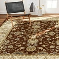 thumbnail image 1 of Home Dynamix Optimum Maoz Classic Medallion Area Rug, Brown/Ivory, 5'2"x7'2", 1 of 5