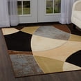 thumbnail image 1 of Home Dynamix Optimum Napoli Contemporary Geometric Runner Area Rug, Beige/Black, 1'9"x7'2", 1 of 6