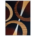 thumbnail image 1 of Home Dynamix Premium Indus Contemporary Geometric Area Rug, Black/Brown, 3'7"x5'2", 1 of 6