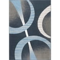 thumbnail image 1 of Home Dynamix Premium Indus Contemporary Geometric Area Rug, Dark Blue/Blue, 3'7"x5'2", 1 of 6