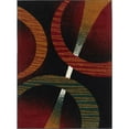thumbnail image 1 of Home Dynamix Premium Indus Contemporary Geometric Runner Area Rug, Black/Red, 1'9"x7'2", 1 of 5
