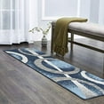 thumbnail image 1 of Home Dynamix Premium Indus Contemporary Geometric Runner Area Rug, Blue/Grey, 1'9"x7'2", 1 of 6
