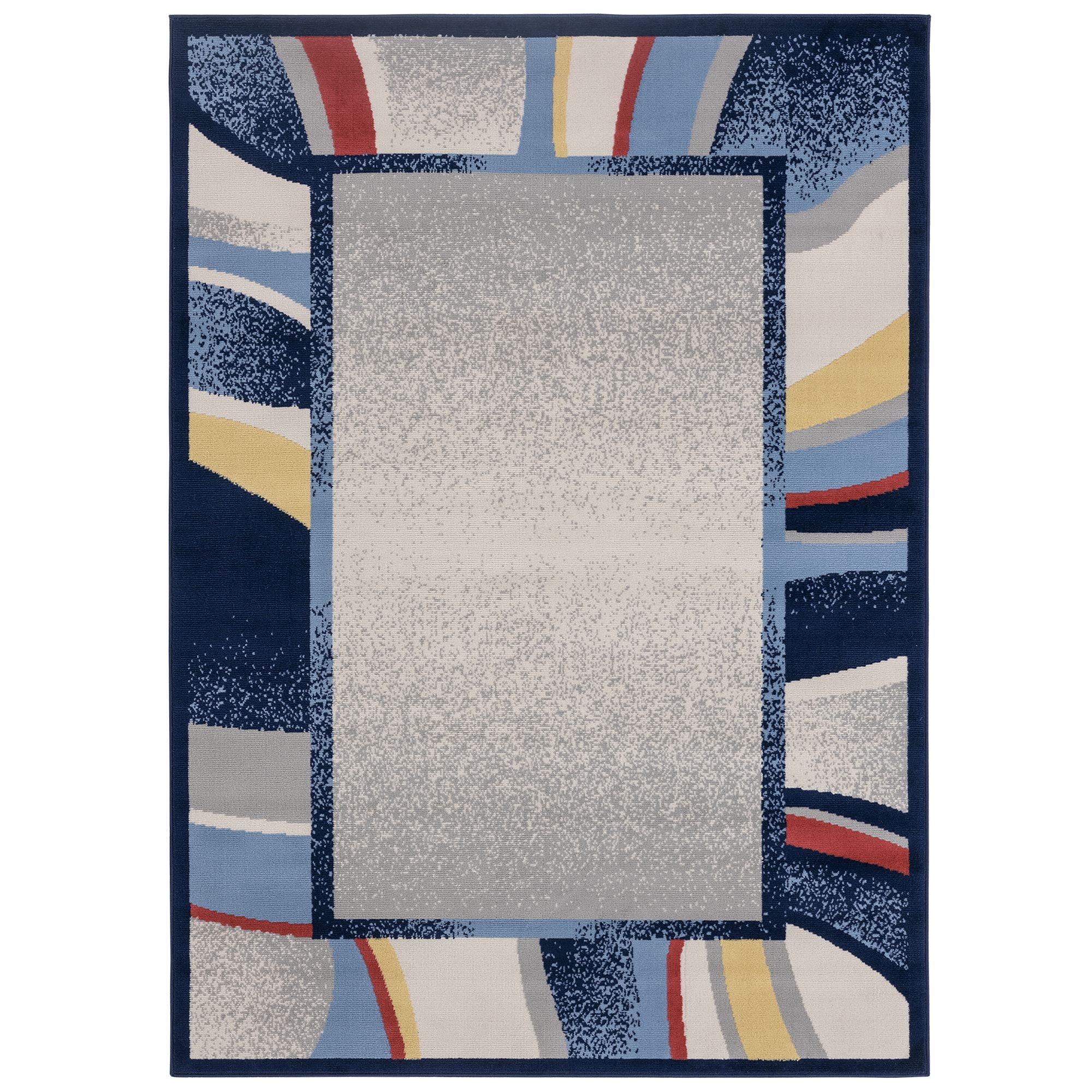 Home Dynamix Premium Rizzy Blue/Grey 5 ft. x 7 ft. Modern Area Rug