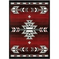 thumbnail image 1 of Home Dynamix Premium Sagrada Southwestern Geometric Area Rug, Red/Grey, 7'8"x10'7", 1 of 6