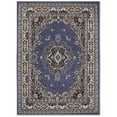 thumbnail image 1 of Home Dynamix Premium Sakarya Traditional Medallion Area Rug, Country Blue/Brown, 3'7"x5'2", 1 of 7