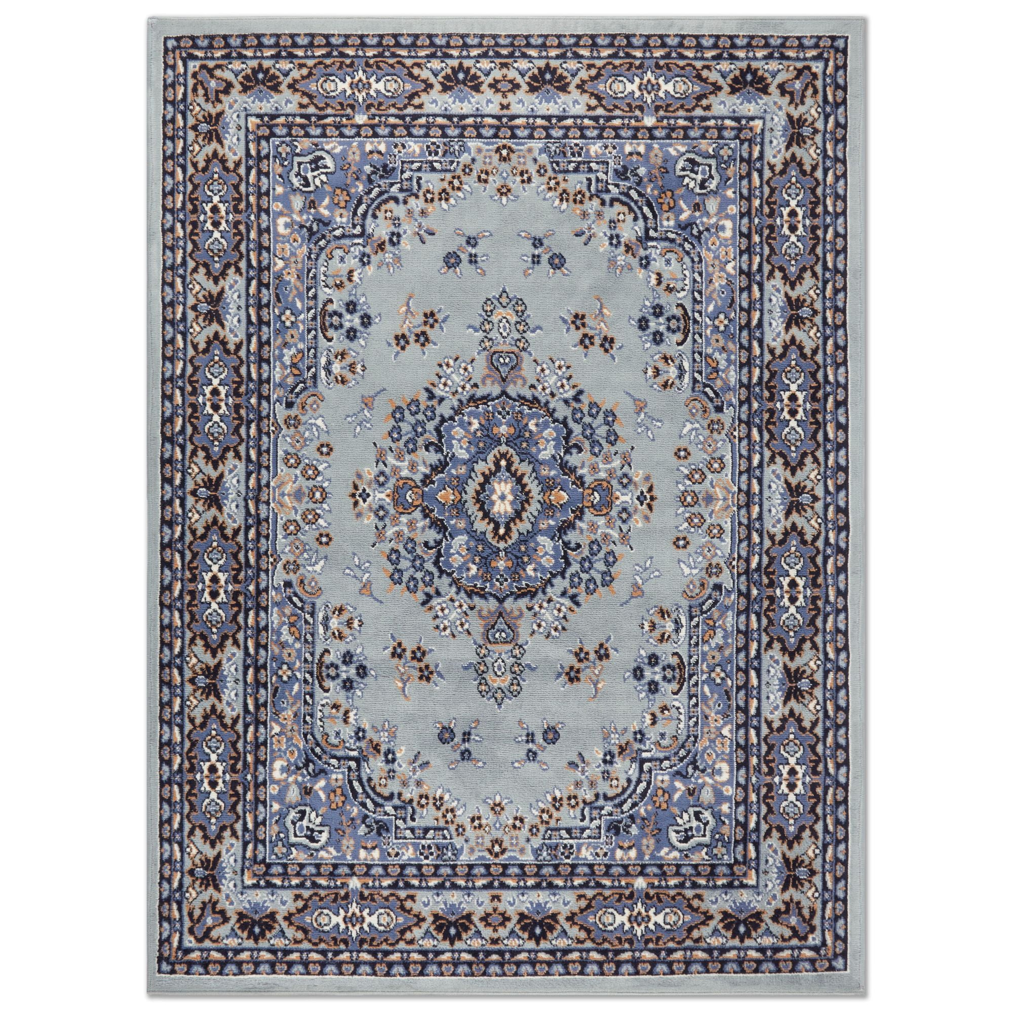 Home Dynamix Tribeca Slade 6 x 9 Blue Indoor Area Rug in the Rugs