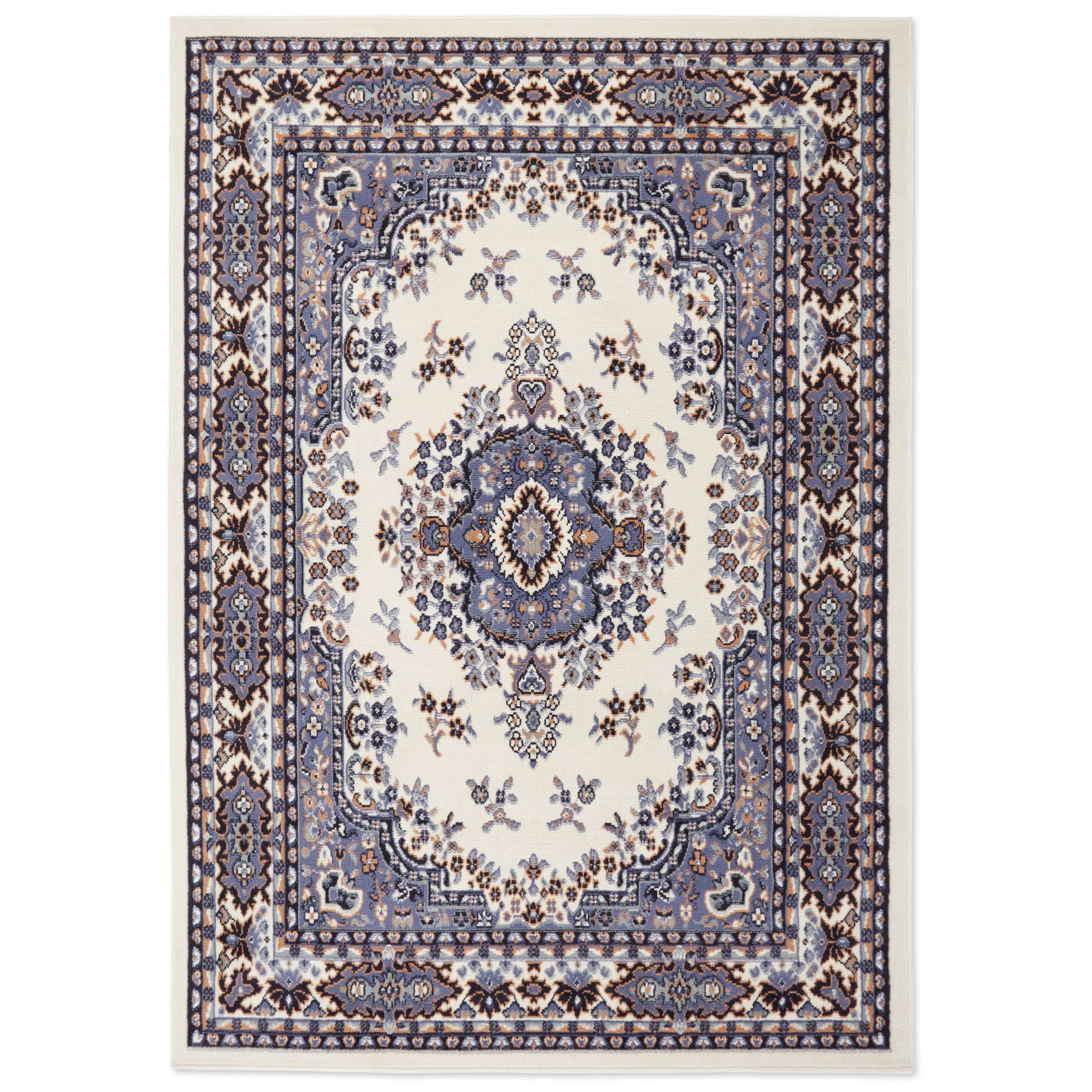 Home Dynamix Premium Sakarya Traditional Medallion Area Rug, Blue