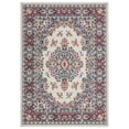 thumbnail image 1 of Home Dynamix Premium Sakarya Traditional Medallion Area Rug, Ivory/Red, 7'9"x10'8", 1 of 6