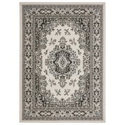 Home Dynamix Premium Sakarya Traditional Medallion Area Rug, Ivory/Taupe, 5'3"x7'5"