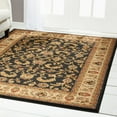 thumbnail image 1 of Home Dynamix Royalty Elati Traditional Ornate Damask Area Rug, Black/Ivory, 5'2"x7'2", 1 of 5