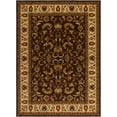 thumbnail image 1 of Home Dynamix Royalty Elati Traditional Ornate Damask Area Rug, Brown/Ivory, 7'8"x10'4", 1 of 6