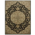 thumbnail image 1 of Home Dynamix Royalty Medallion Traditional Area Rug, Black/Ivory, 7'8"x10'4", 1 of 6