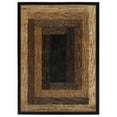 thumbnail image 1 of Home Dynamix Royalty Vega Contemporary Geometric Area Rug, Black/Beige, 43"x62", 1 of 5