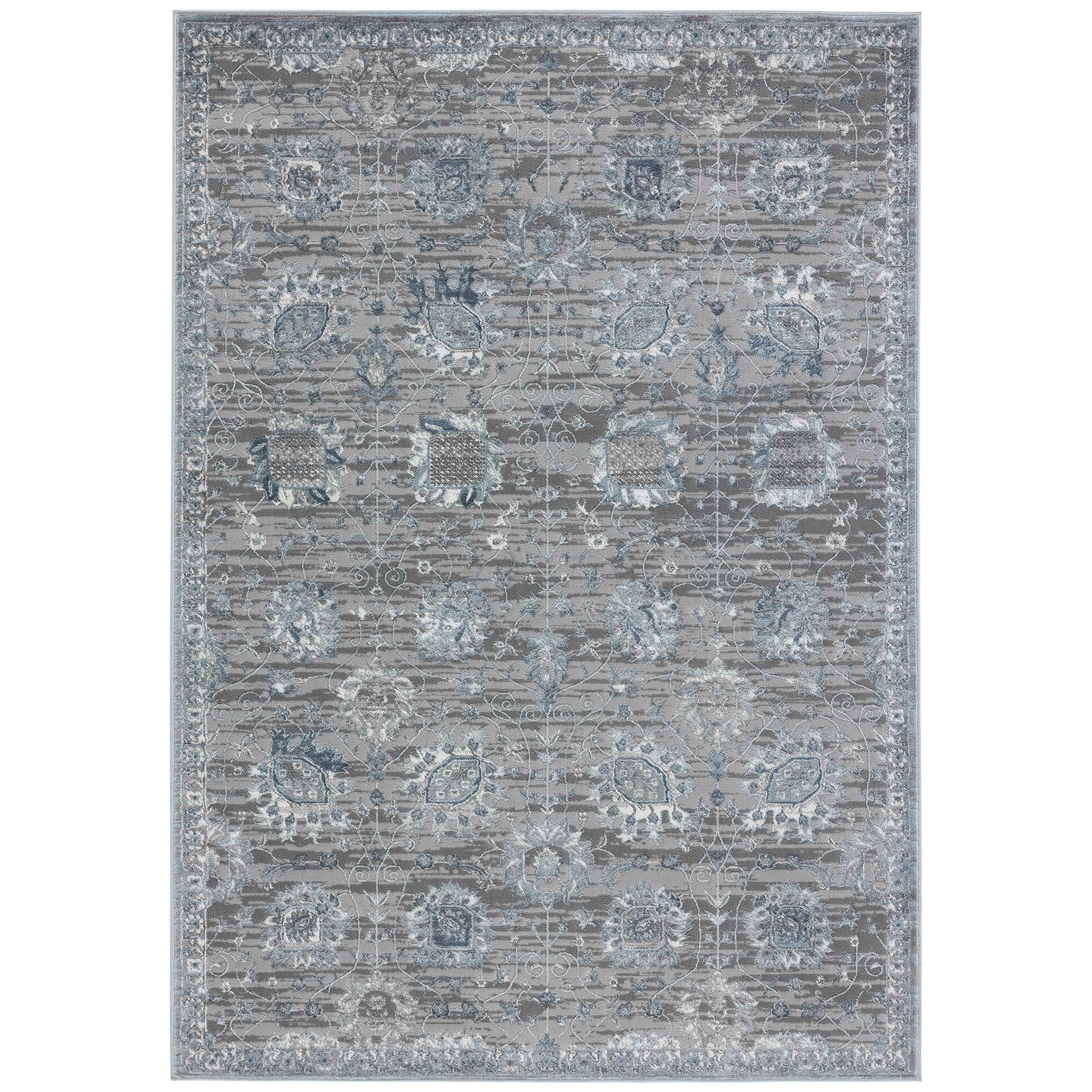 Home Dynamix Damask Area Rug - Stain Resistant - 52x72 - Walmart.com