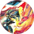 thumbnail image 1 of Home Dynamix Splash Avant Contemporary Abstract Area Rug, White/Pink, 5'2" Round, 1 of 7