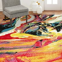 Home Dynamix  Splash Avant Contemporary Medallion Area Rug 19.6"x31.5" 2' x 3' Rectangle