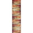 thumbnail image 1 of Home Dynamix Splash Cellis Contemporary Abstract Striped Runner Area Rug, Orange/Blue, 1'9"x7'2", 1 of 5