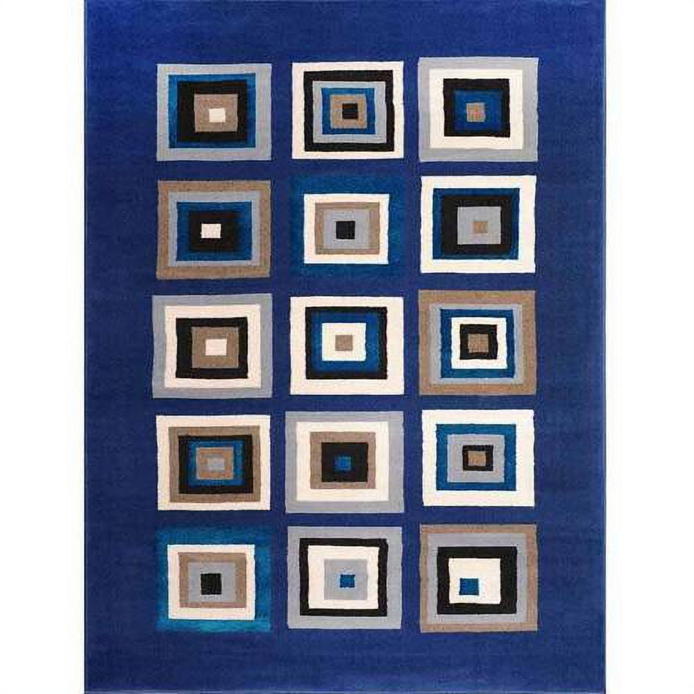 Home Dynamix Tremont Collection Modern Geometric Squares Area Rug