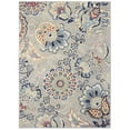 thumbnail image 1 of Home Dynamix Tremont Lincoln Bohemian Floral Area Rug, Grey/Red, 21"x35", 1 of 6