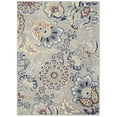 thumbnail image 1 of Home Dynamix Tremont Lincoln Bohemian Floral Area Rug, Grey/Red, 5'3"x7'2", 1 of 6