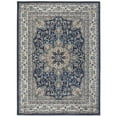 thumbnail image 1 of Home Dynamix Tremont Magnolia Traditional Medallion Area Rug, Navy Blue/Ivory, 21"x35", 1 of 6