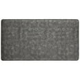 thumbnail image 1 of Home Dynamix Trenton Solace Traditional Diamond Textured Kitchen Mat, Grey, 17"x39", 1 of 6