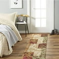 thumbnail image 1 of Home Dynamix Tribeca Amelia Contemporary Geometric Floral Runner Area Rug, Beige/Brown, 26"x6', 1 of 6