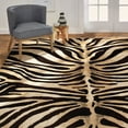 thumbnail image 1 of Home Dynamix Tribeca Fawn Contemporary Animal Print Area Rug, Dark Brown/Beige, 7'10"x10'6", 1 of 5