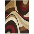 thumbnail image 1 of Home Dynamix Tribeca Slade Contemporary Abstract Area Rug, Brown/Red, 39"x55", 1 of 6