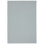 Home Dynamix Tripoli Lydia Modern Diamond Indoor/Outdoor Area Rug, Blue/Cream, 3'7"x5'2"