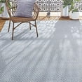 thumbnail image 1 of Home Dynamix Tripoli Lydia Modern Diamond Indoor/Outdoor Area Rug, Blue/Cream, 6'6"x9'6", 1 of 7