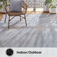 thumbnail image 1 of Home Dynamix Tripoli Lydia Modern Diamond Indoor/Outdoor Area Rug, Denim/Cream, 5'3"x7'3", 1 of 9