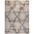 thumbnail image 1 of Home Dynamix Venice Cameo Contemporary Abstract Area Rug, Gray Terra, 5' 3" x 7' 3" Rectangle, 1 of 6