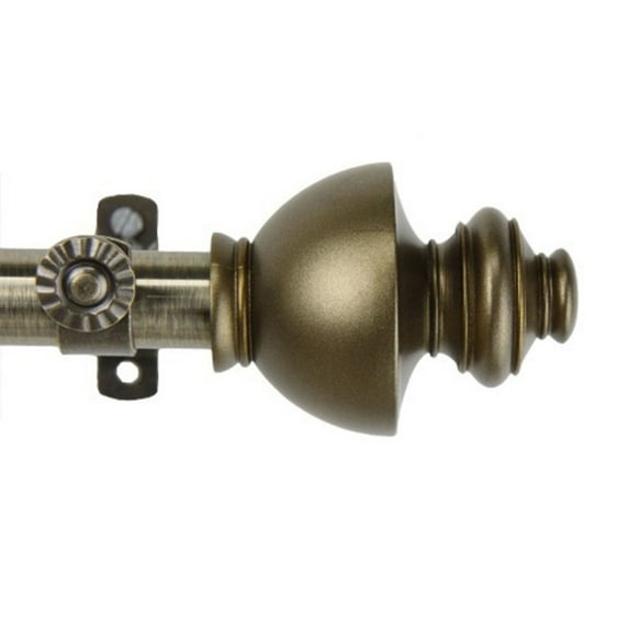 Home Dynasty Curtain Rod 120-170 inch - Antique Gold
