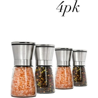 TAZEMAT Salt and Pepper Grinder Set Pepper Mill Grier Adjustable