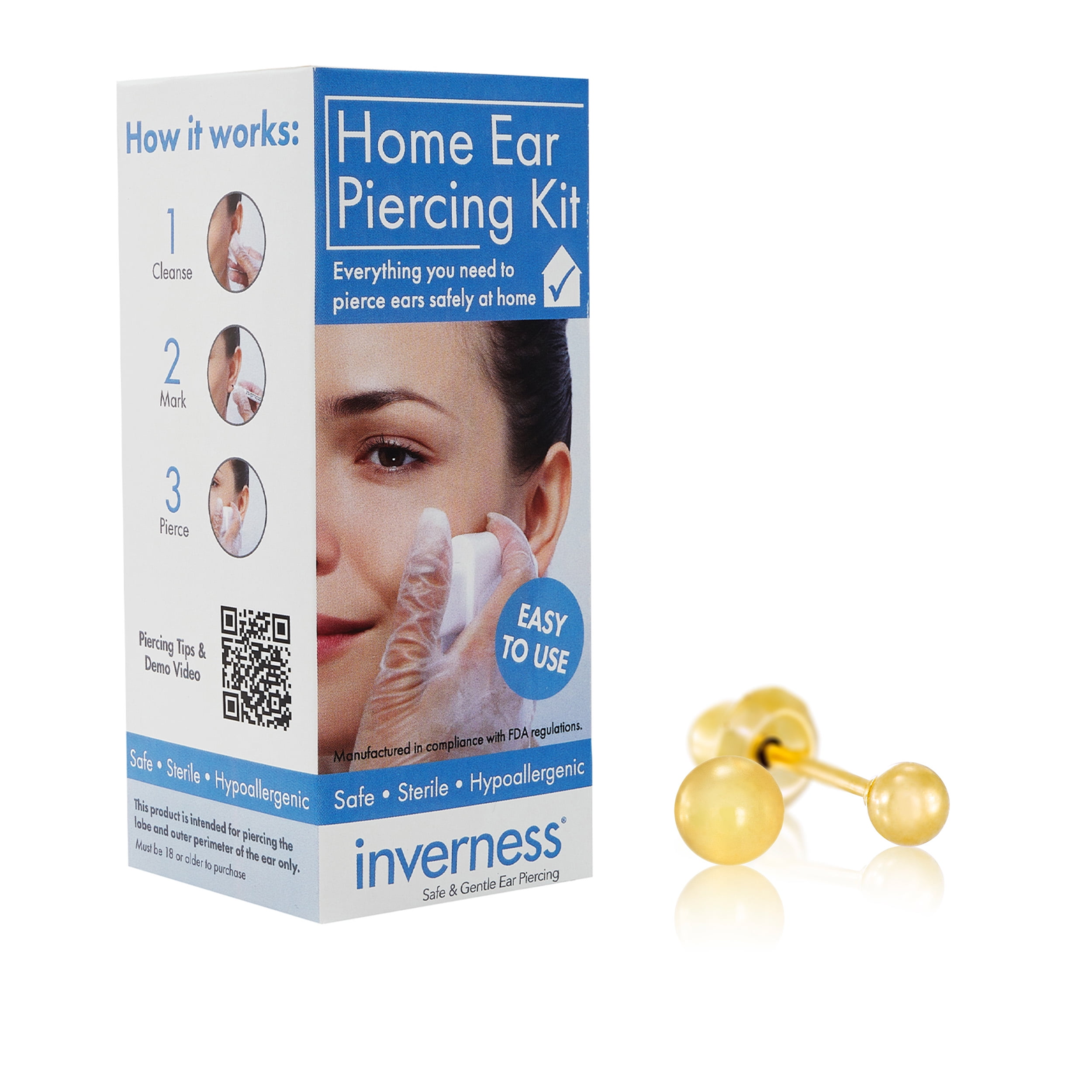 Piercing Ears with a Home Ear Piercing Kit