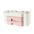 thumbnail image 1 of Home Edit Storage LAWOR Makeup-Organizer Large Makeup Holder Nail-Polish Organizer Bathroom Storage Box Pink O417, 1 of 1