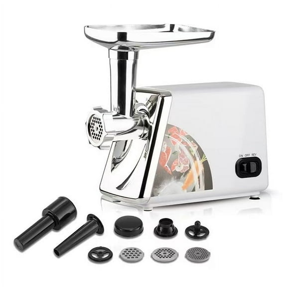 Home Electric Meat Grinder Minced Meat Mixer 300W Sausage Stuffer 304 Stainless Steel Silver