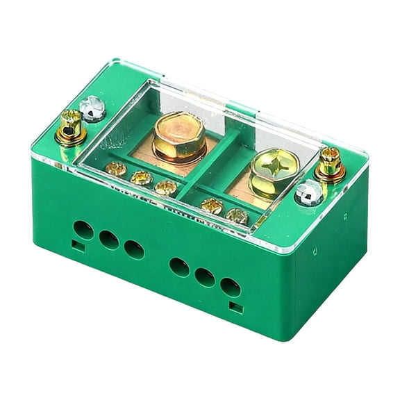 Home Electrical Cable Junction Box, Two-In Eight-Out Wire Splitter With Twelve-Out Terminal Block, Connection Device For Home Wiring Organization, Electrical Installation &
