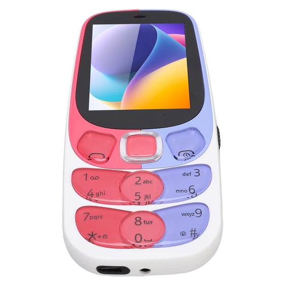 Home Electronics 2G Elderly Mobile Phone Triple Card Triple Standby Big Crystal Buttons Cell Phone for Senior with 3000mAh Battery