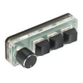 thumbnail image 1 of Home Electronics 3 Key Small Keypad, 3 Key USB Mechanical Keyboard with Knob for DIY Programming, 1 of 7