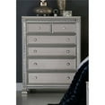 thumbnail image 1 of Home Elegance 1958-9 52.5 x 19.5 x 40.5 in. Bevelle Chest - Silver, 1 of 8