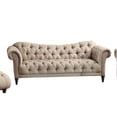 thumbnail image 1 of Home Elegance  34.75 x 36 x 91.25 in. St. Claire Sofa - Brown, 1 of 1