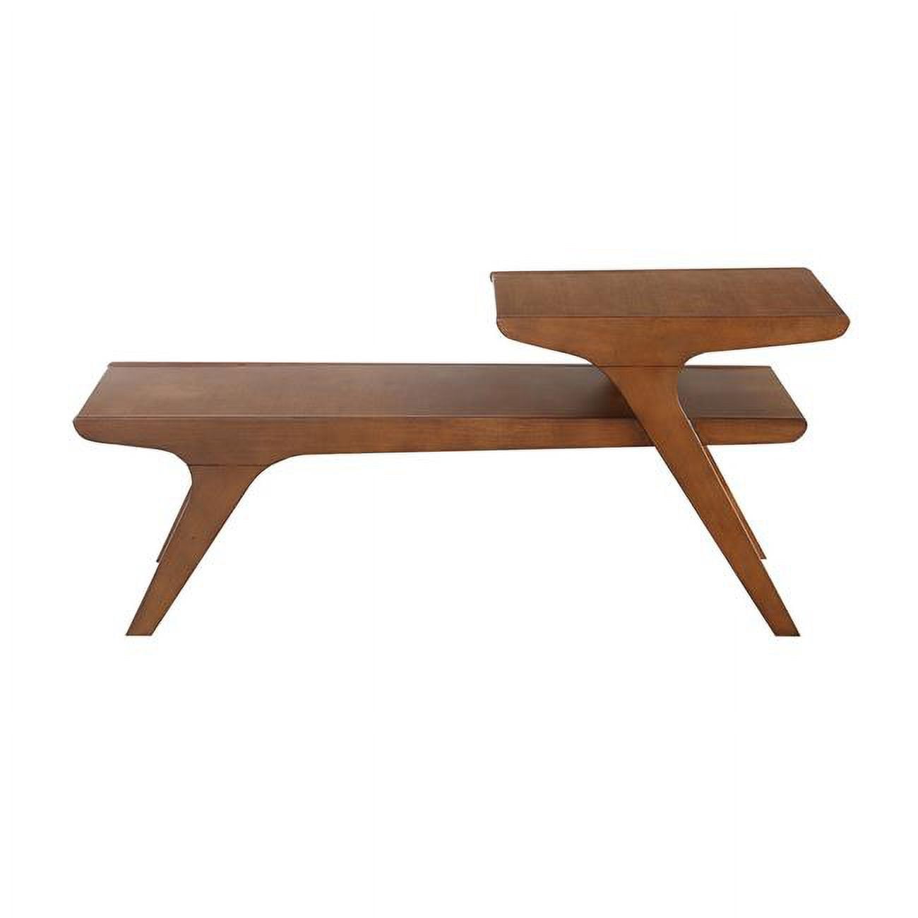 Home Elegance 360230 19 x 24 x 46 in. Saluki Cocktail Table Cherry