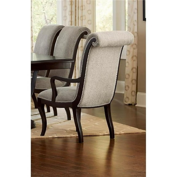 Home Elegance 5494A 42 x 31.25 x 23.5 in. Savion Arm Chair - Espresso