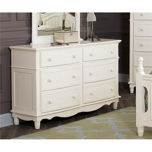 Home Elegance B1799-5 34 x 18 x 54 in. Clementine Dresser - White